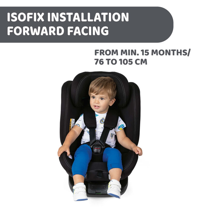 Unico Evo I-Size Black Car Seat image number 2